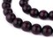 The Bead Chest Natural 14mm Wooden Beads in Brown - Dark for Jewelry Making – Round Loose Wood Spacer Beads I Approximately 30 Beads